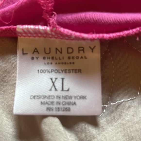 110 NWT LAUNDRY BY SHELLY SEGAL XL WORKOUT TANK - Picture 5 of 6